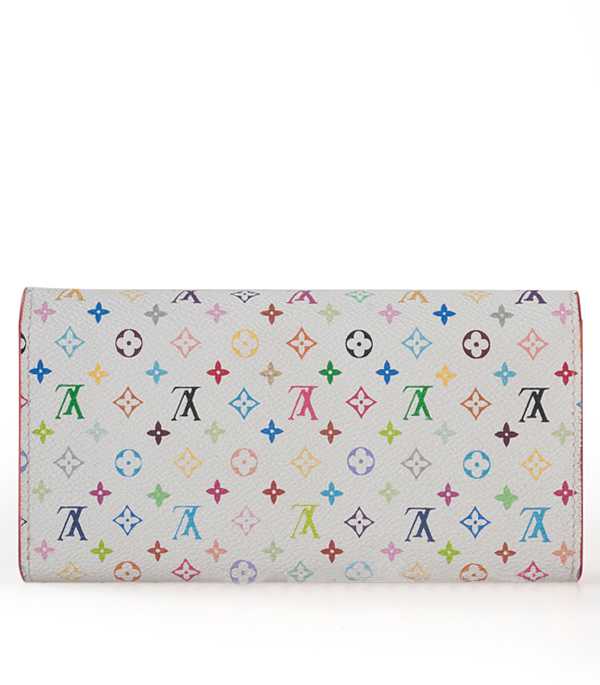 1:1 Copy Louis Vuitton Monogram Multicolore Sarah Wallet M93742 Replica - Click Image to Close